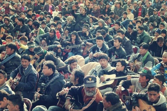 The music lovers come together for a cause Source: OMG Darj